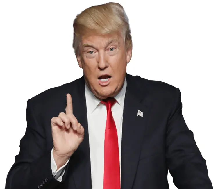 Man in Suit with Red Tie Speaking