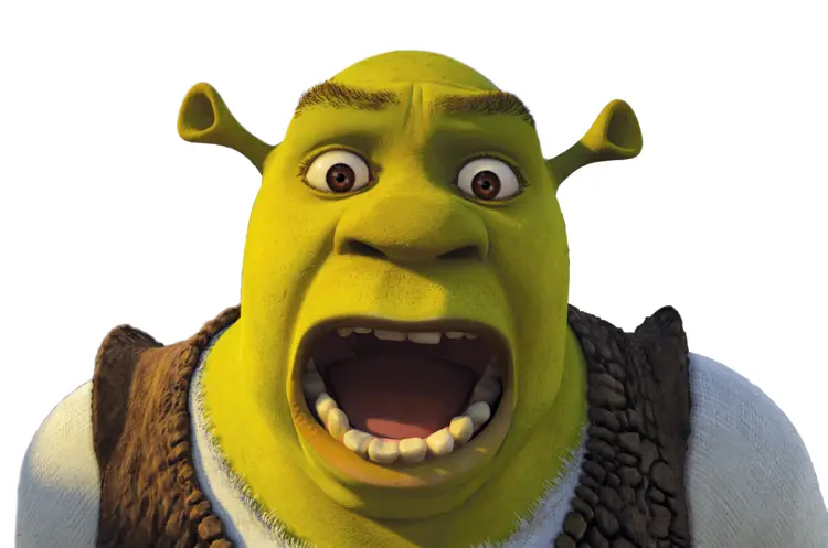 Green Ogre Face from Animation