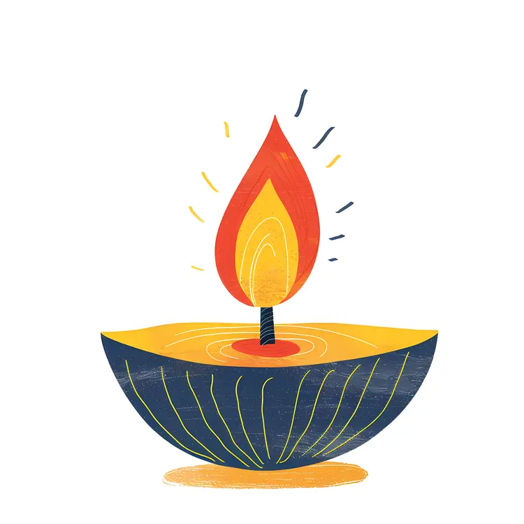 Artistic Oil Lamp for Diwali