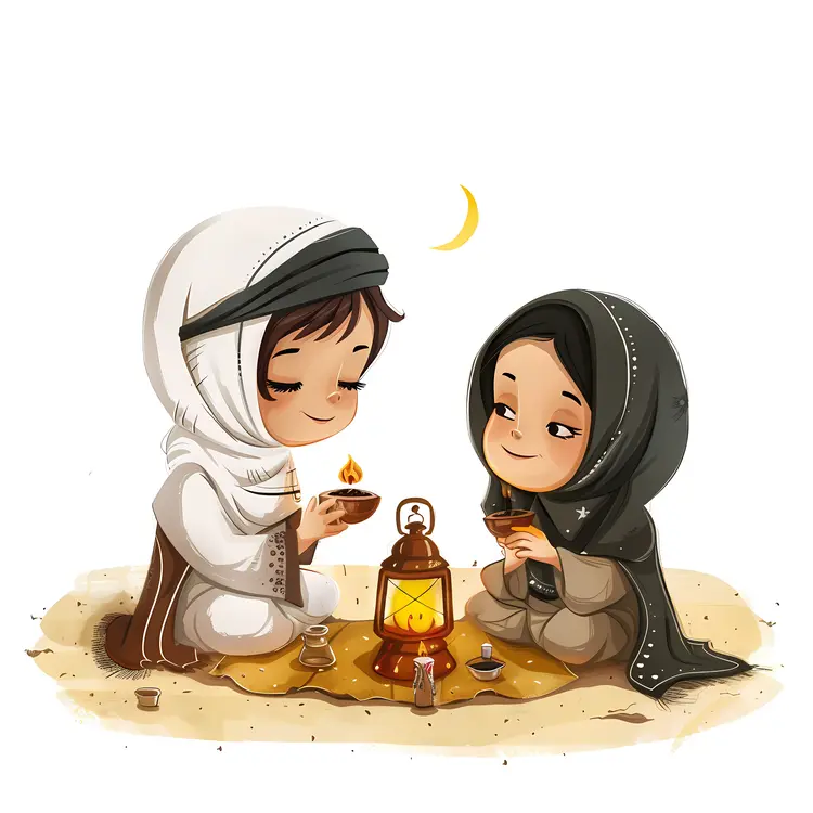 Children with Lantern during Ramadan