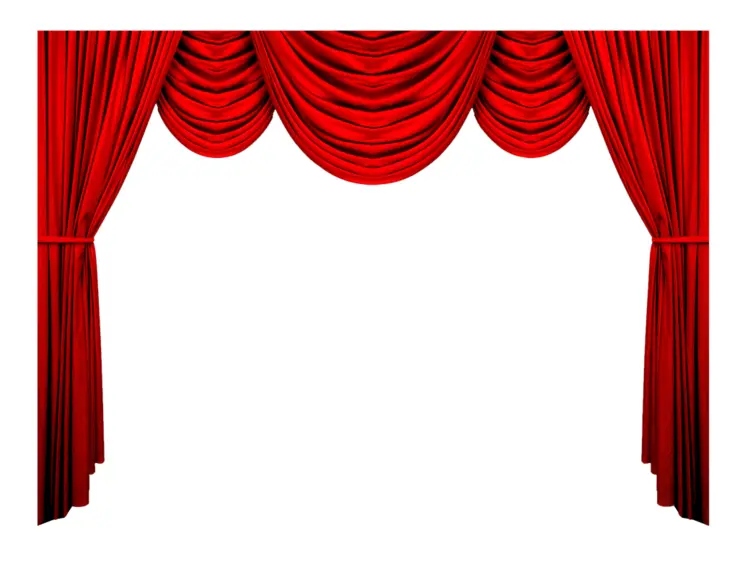 Grand Red Theater Curtain