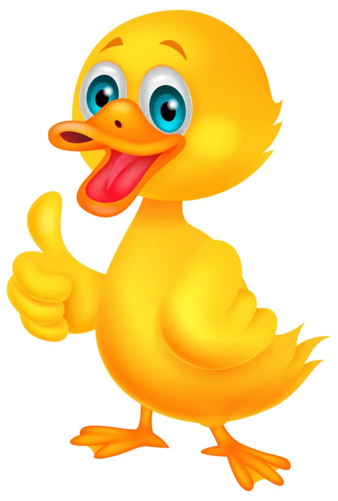 Yellow Duck Giving Thumbs Up
