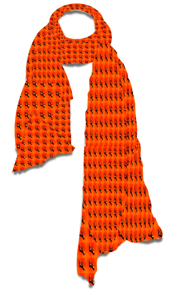 Stylish Orange Scarf