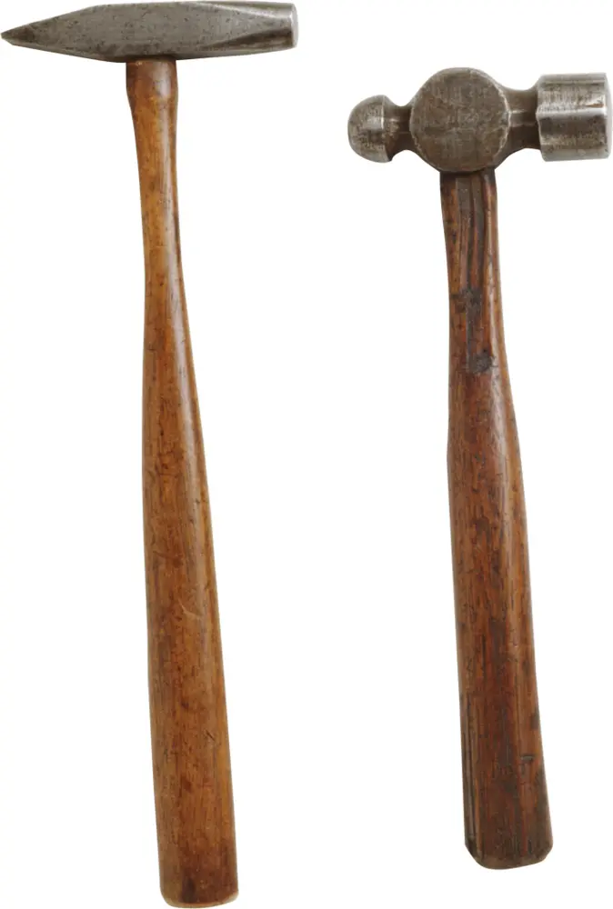 Vintage Wooden Handle Hammers