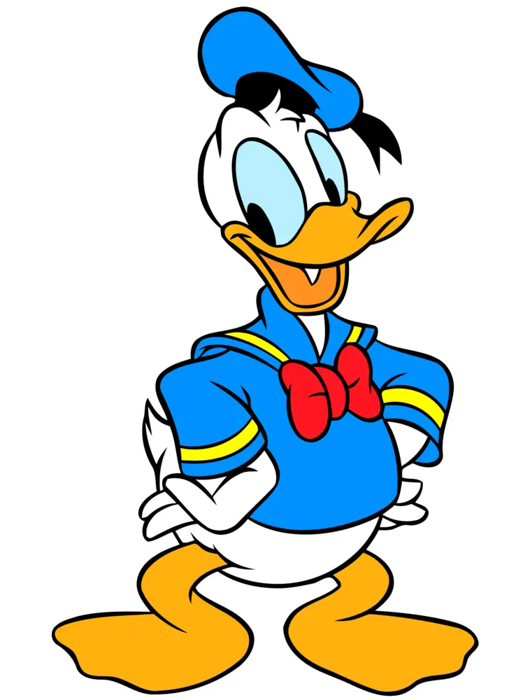 Sailor Duck Cartoon Character