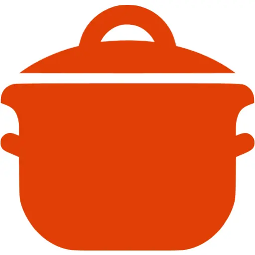 Red Cooking Pot with Lid