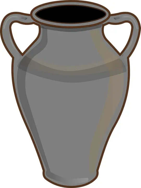 Gray Ceramic Vase