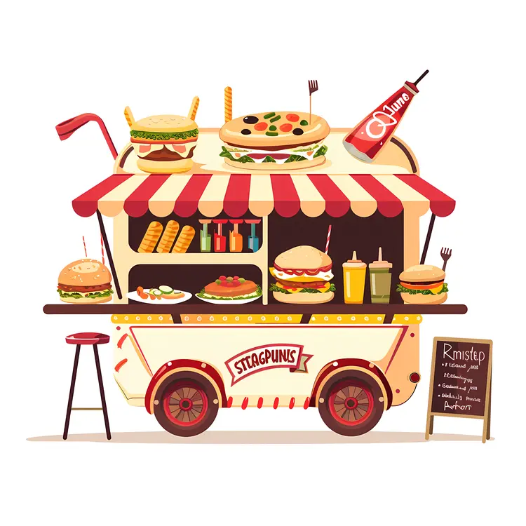 Colorful Food Truck