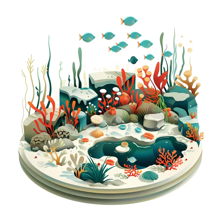 3D Underwater Illustration