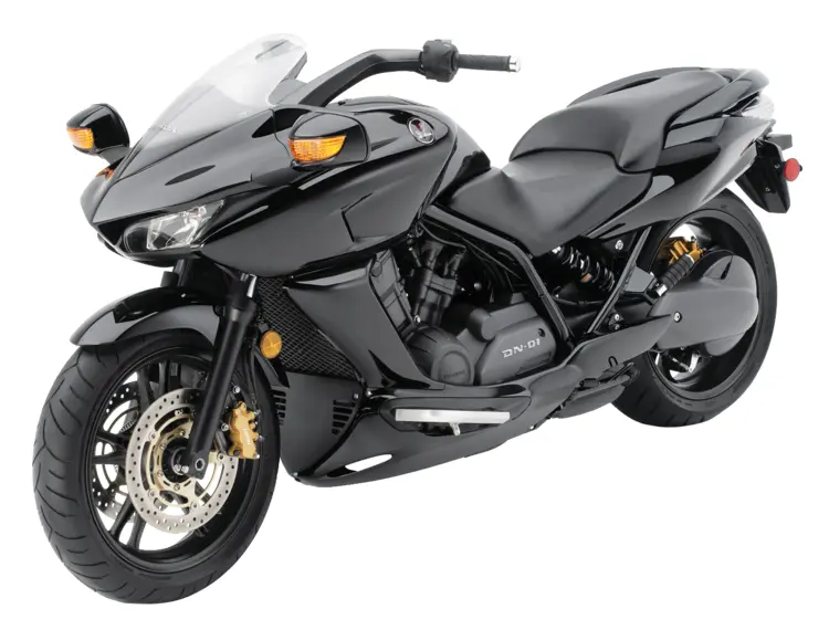 Black Futuristic Motorcycle with Advanced Design