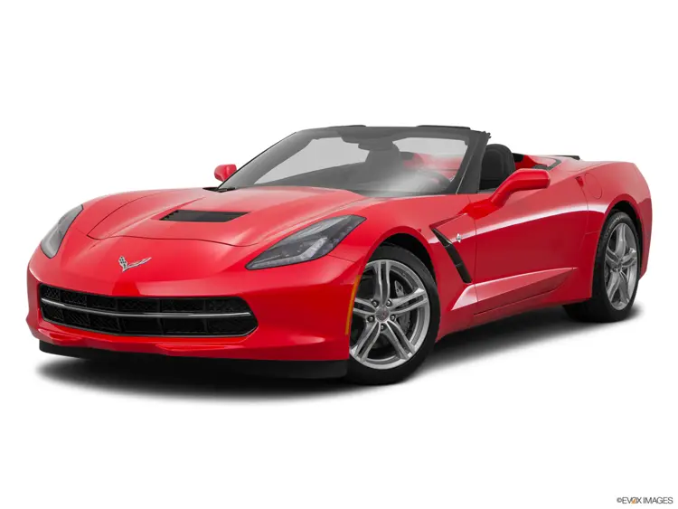 Red Chevrolet Corvette Convertible Car