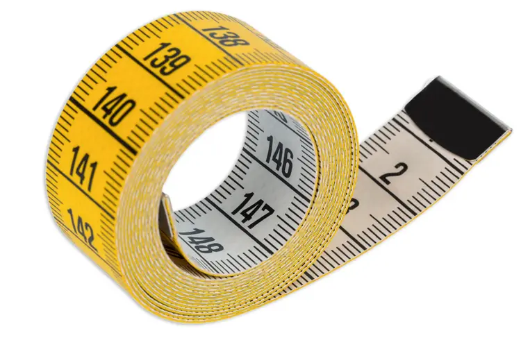 Yellow Flexible Tape Measure for Tailoring