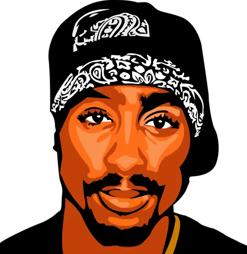 Illustrated Man with Bandana