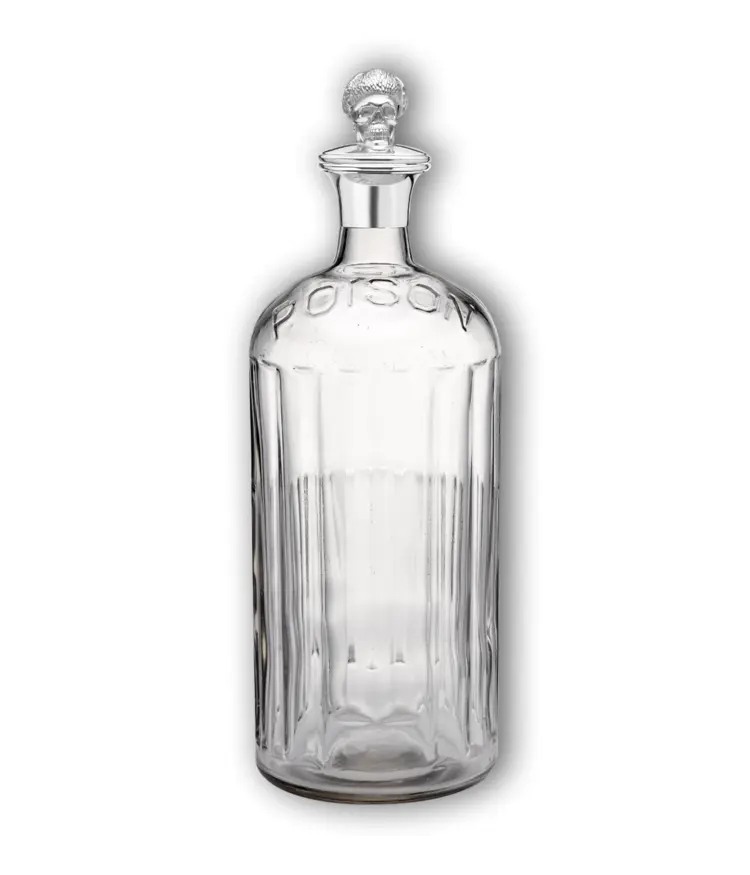 Glass Poison Bottle