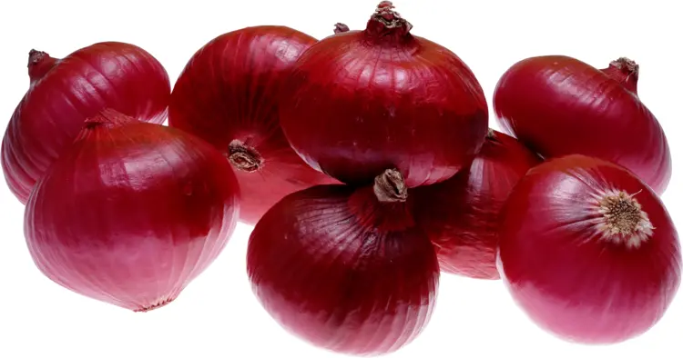 Group of Red Onions