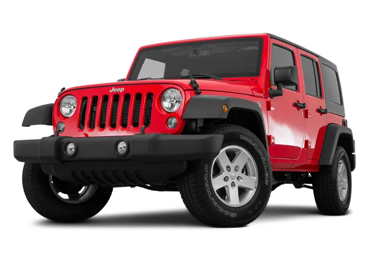 Red Jeep SUV for Off-road Adventures