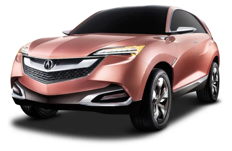 Futuristic Pink Concept SUV