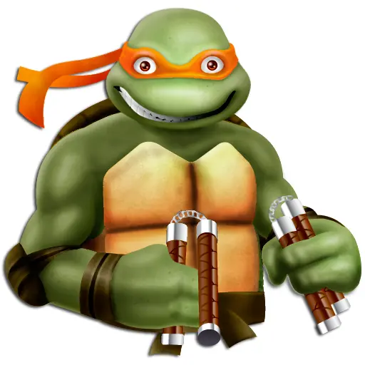 Ninja Turtle with Nunchucks