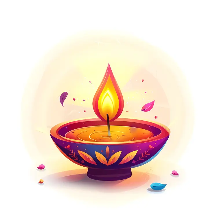 Decorative Oil Lamp for Diwali Festival
