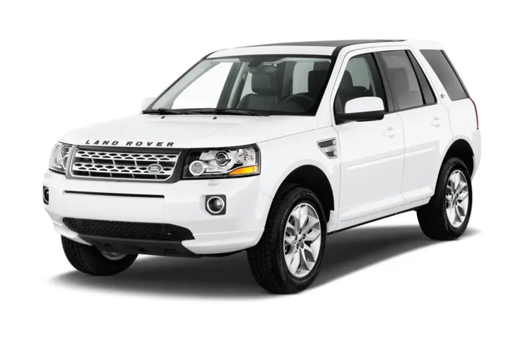 White Land Rover SUV