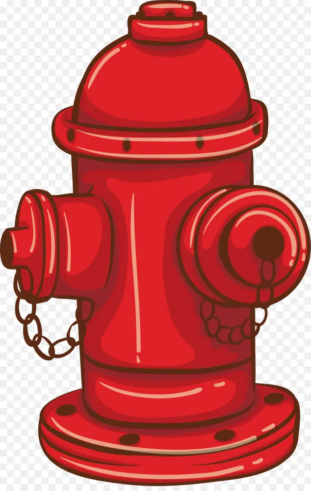Red Fire Hydrant for Safety