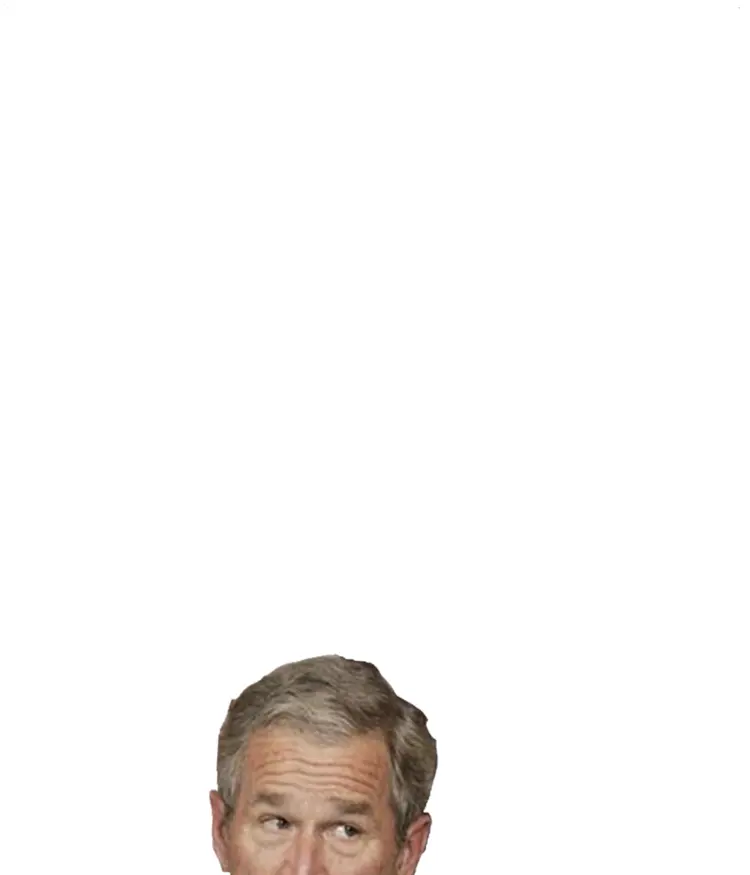 Man Peeking with Gray Hair