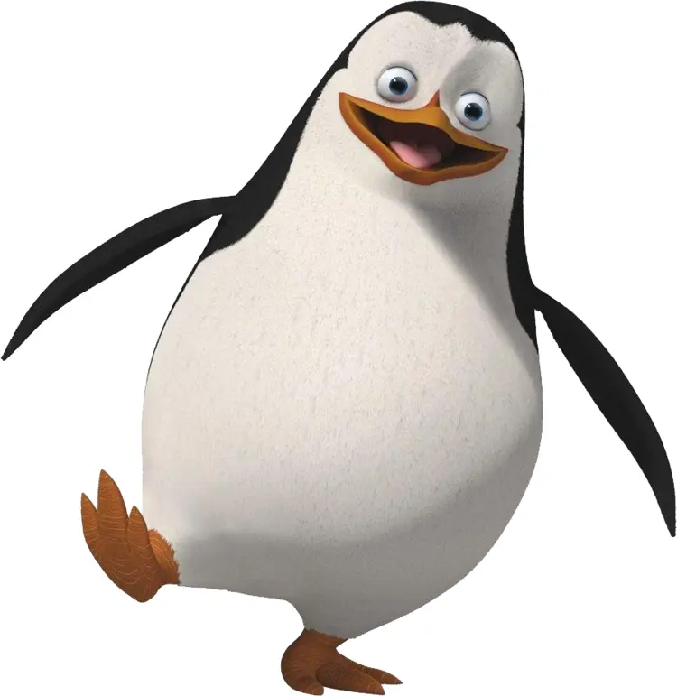 Dancing Cartoon Penguin