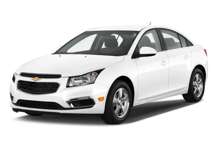 White Chevrolet Cruze Sedan