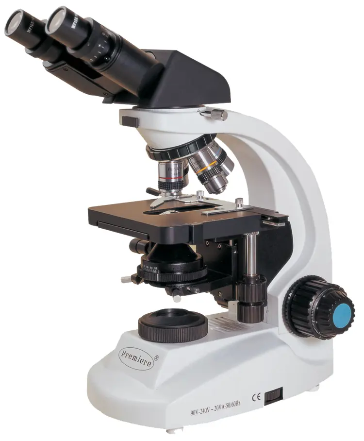 White and Black Microscope for Detailed Analysis