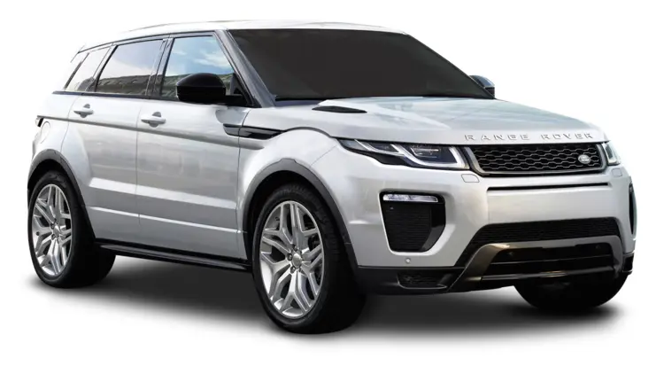 Silver Range Rover Luxury SUV