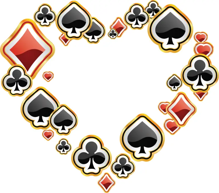 Card Suits Heart Shape