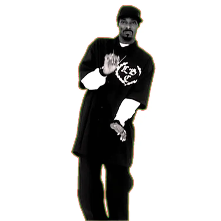 Man Dancing in Black Outfit