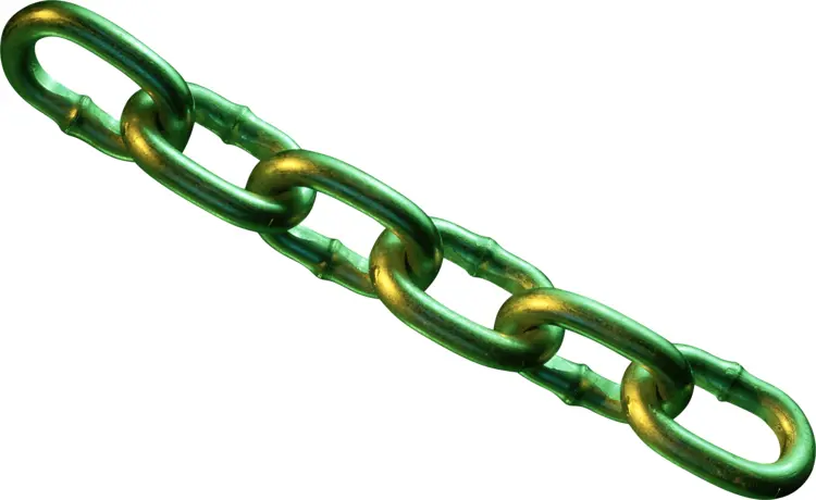 Green Metal Chain