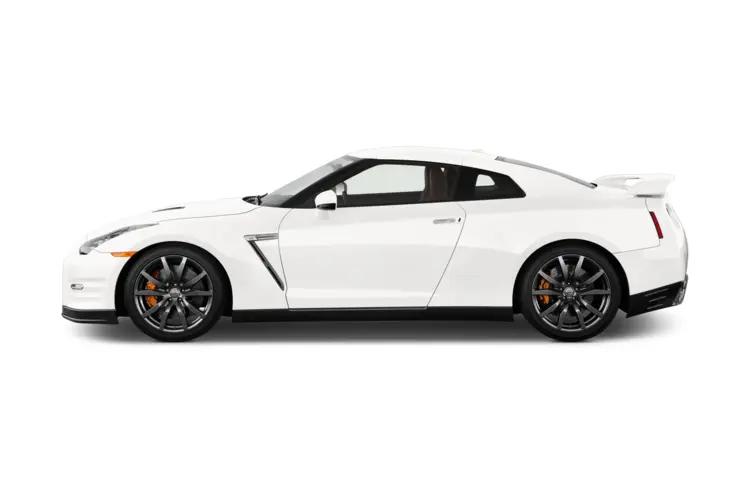 White Nissan GT-R Side
