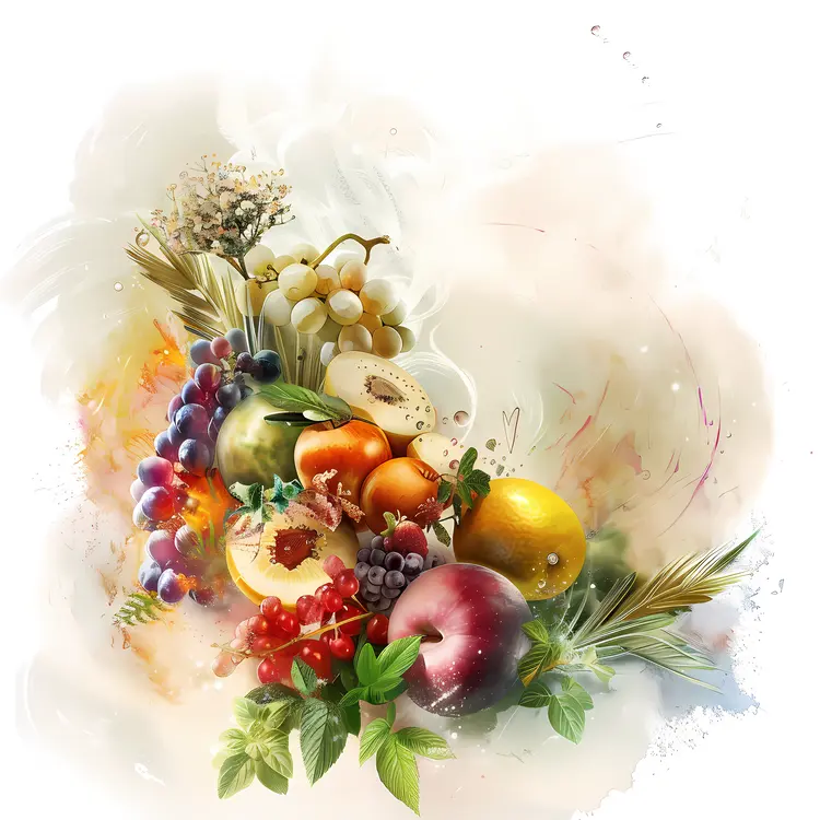 Artistic Fruit Arrangement