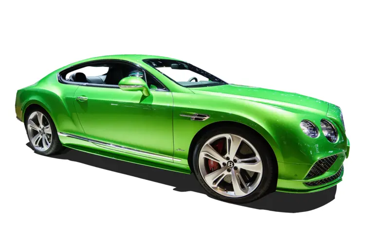 Luxury Green Car Illustration