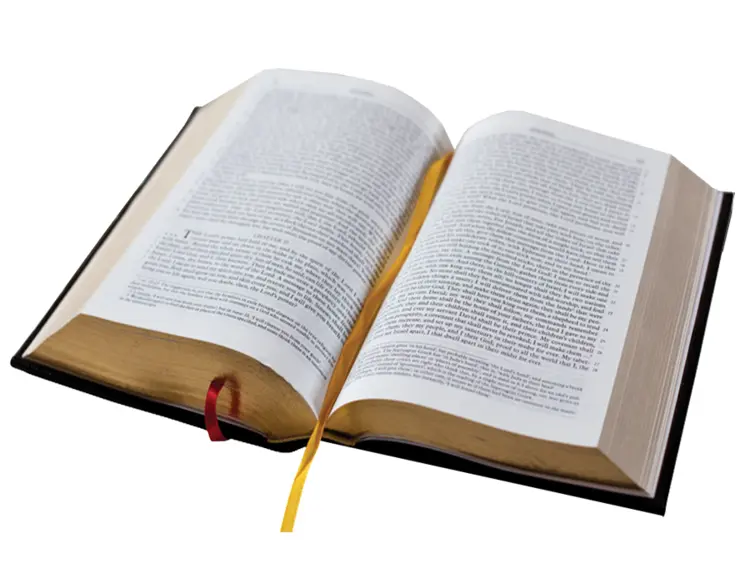 Open Book with Text