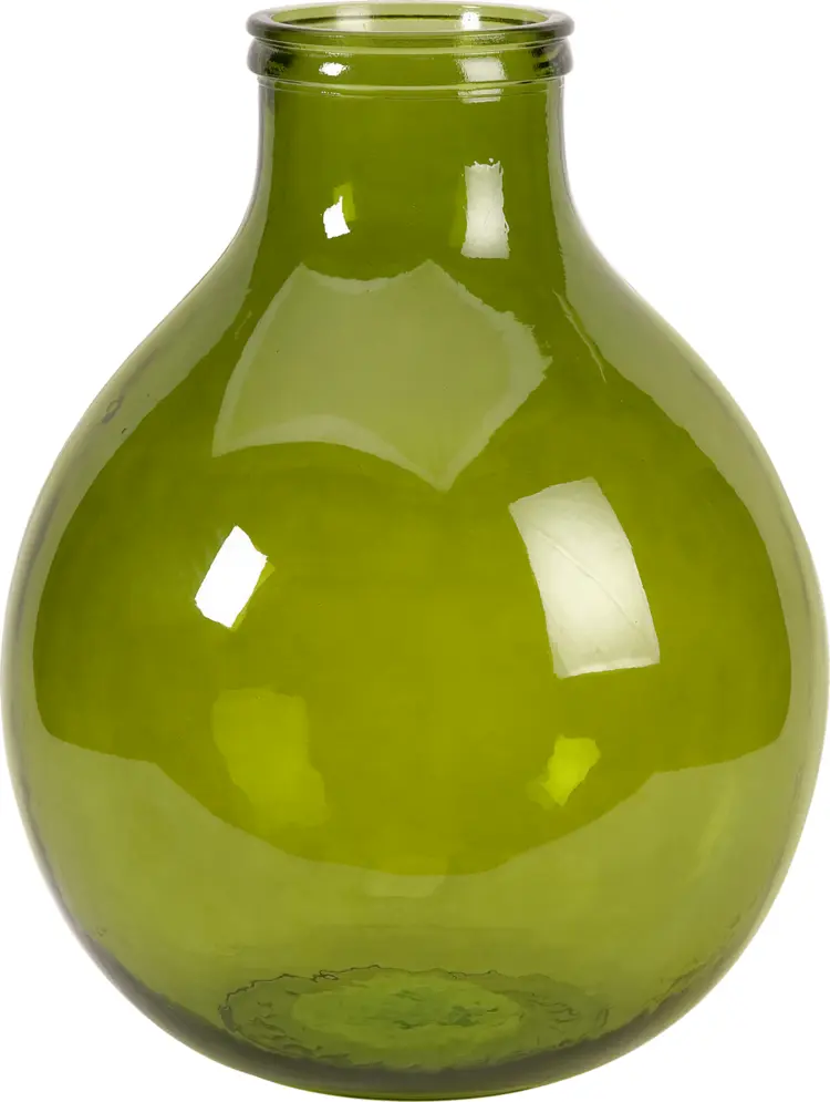 Simple Green Round Vase