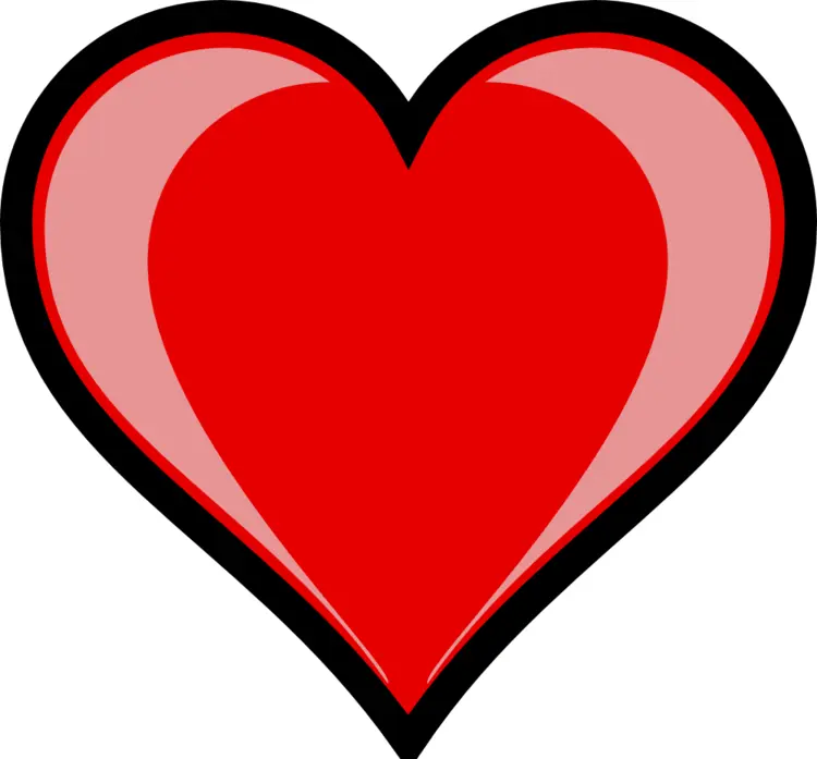 Red Heart Symbol for Valentine's Day