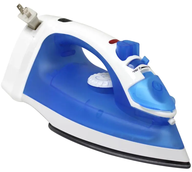 Blue and White Iron for Smooth Clothes
