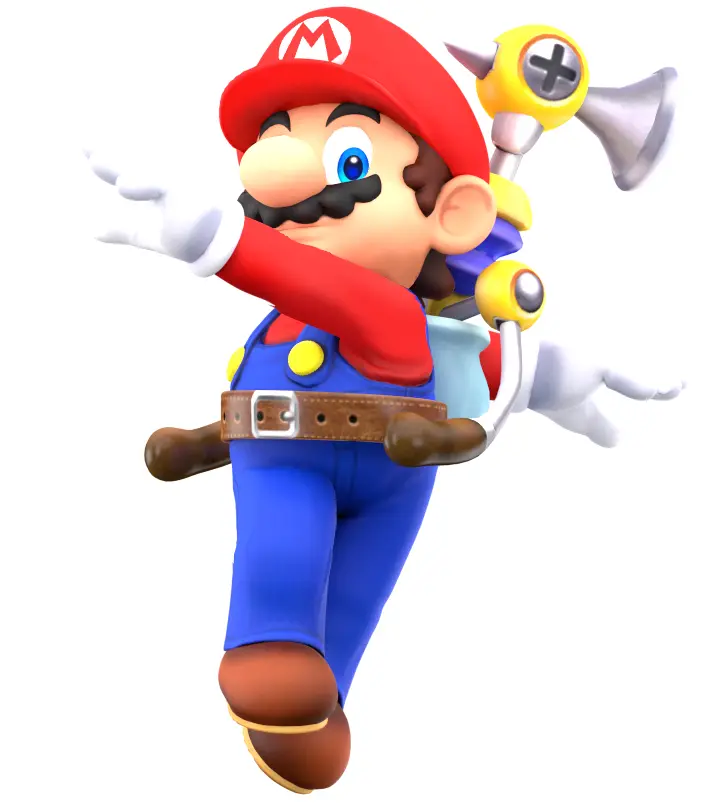 Mario with Water Pack