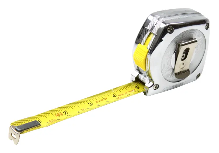 Silver Tape Measure for Professional Use