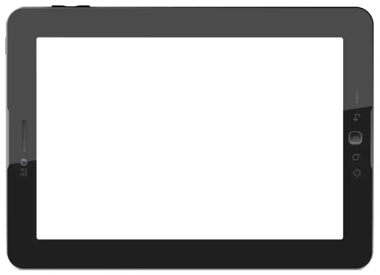 Horizontal Tablet for Wide Viewing