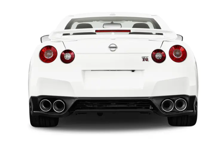 White Nissan GT-R Rear