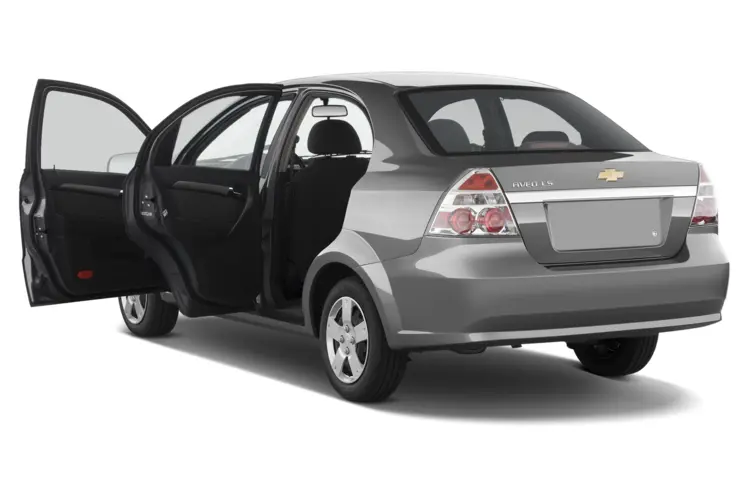 Rear View of Gray Sedan Car