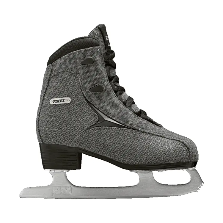 Gray Ice Skate for Winter Sports