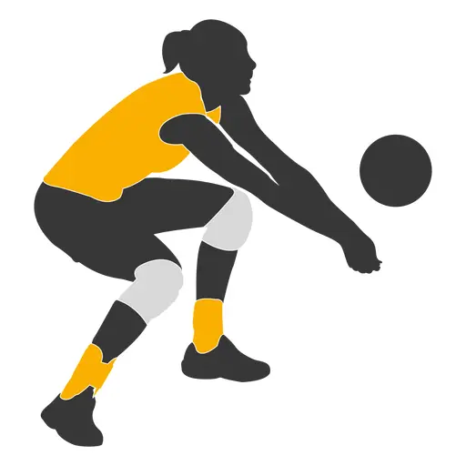 Volleyball Player in Action