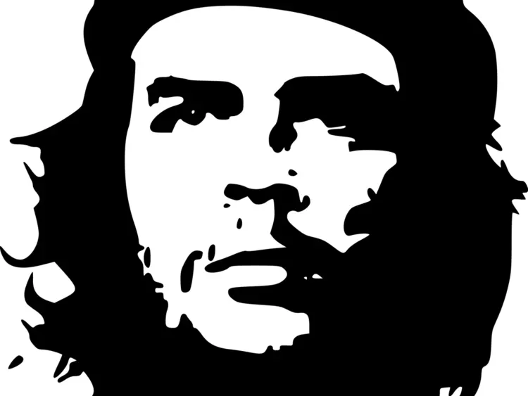Black and White Face of Revolutionary