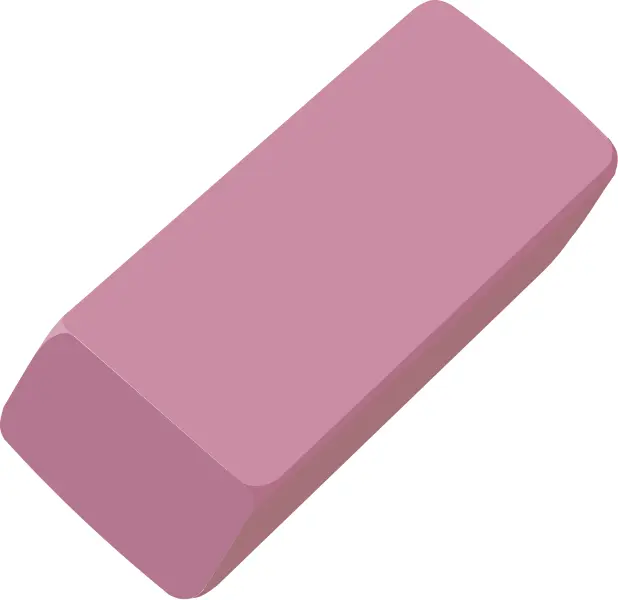 Pink Eraser for School Supplies
