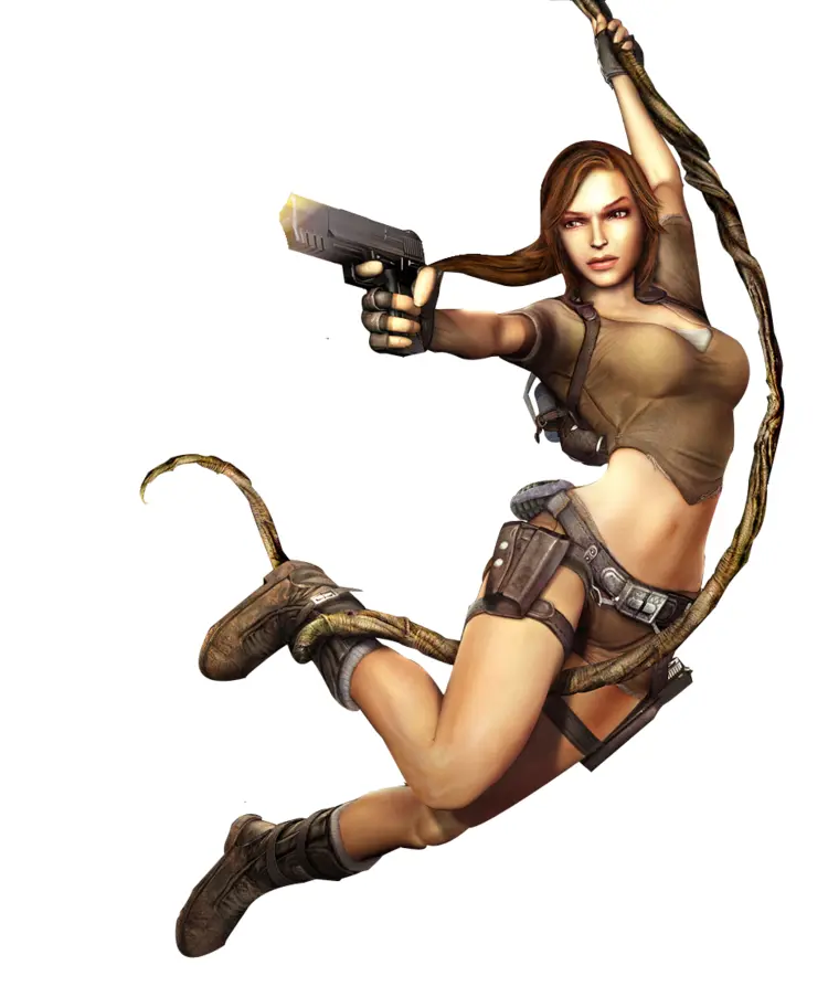 Action Adventure Female Character with Gun